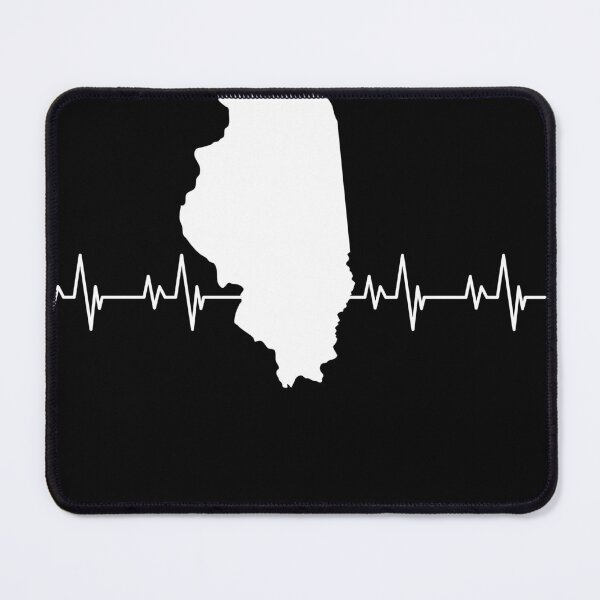 Item preview, Illinois Heartbeat Pulse Line designed and sold by TubularTees.