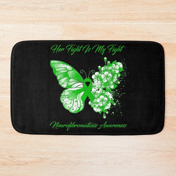 Item preview, Her Fight Is My Fight Neurofibromatosis Awareness Butterfly Ribbon Gifts designed and sold by Adropine.