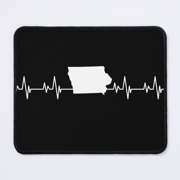 Item preview, Iowa Heartbeat Pulse Line designed and sold by TubularTees.