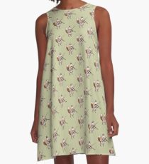 Violin Fox A-Line Dress