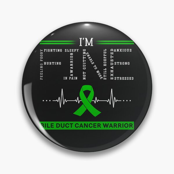 Item preview, I'm Fine Bile Duct Cancer Warrior Support Bile Duct Cancer Awareness Gifts designed and sold by rechardtee.