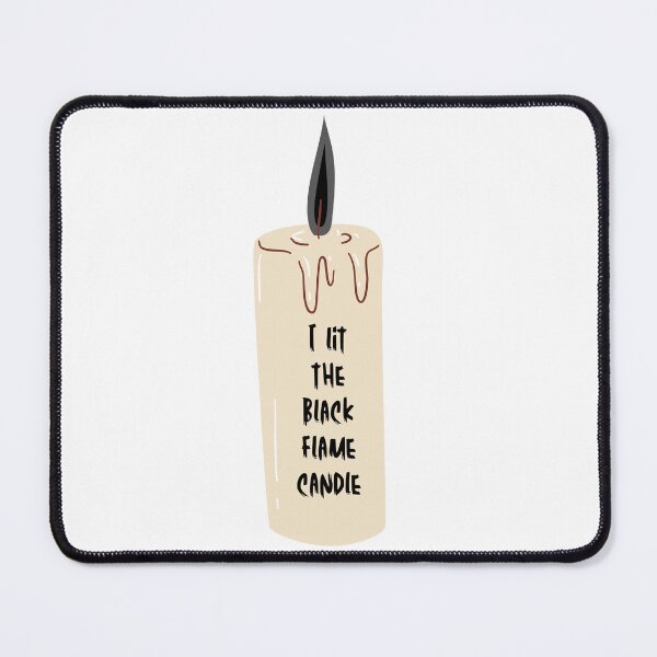 Item preview, I lit the black flame candle designed and sold by Wolf-Bird-Nest.