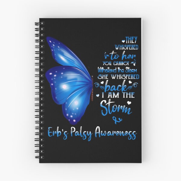 Item preview, She Whispered Back I Am The Storm Erb's Palsy Awareness Butterfly designed and sold by frechettee.