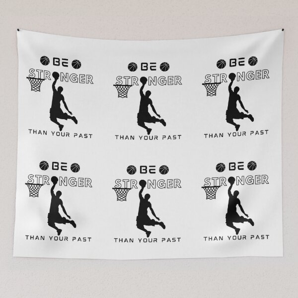 Item preview, Stronger Than Your Past (Basketball A) designed and sold by SimplyMe-Plus.