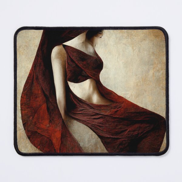 Item preview, Red Woman Abstract Dark1 designed and sold by DeckosDelirium.