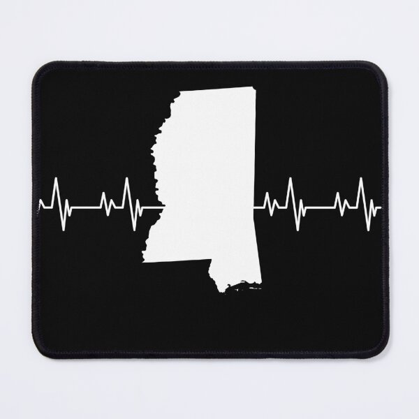 Item preview, Mississippi Heartbeat Pulse Line designed and sold by TubularTees.