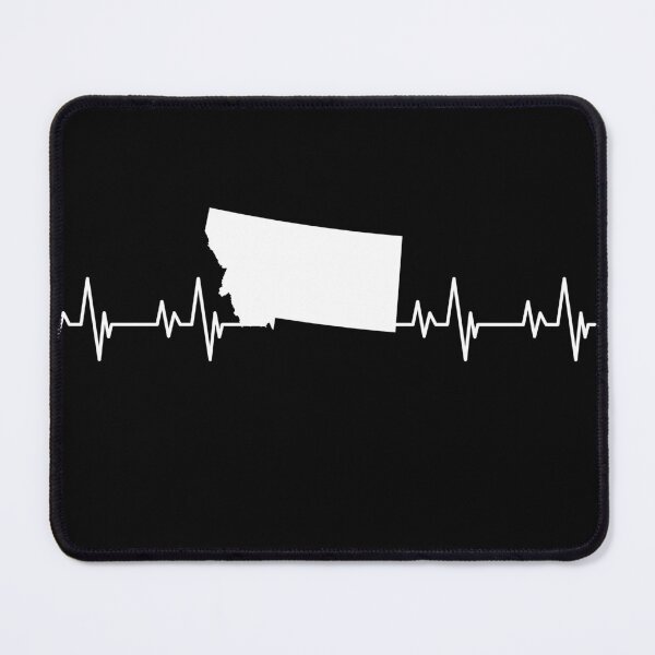 Item preview, Montana Heartbeat Pulse Line designed and sold by TubularTees.