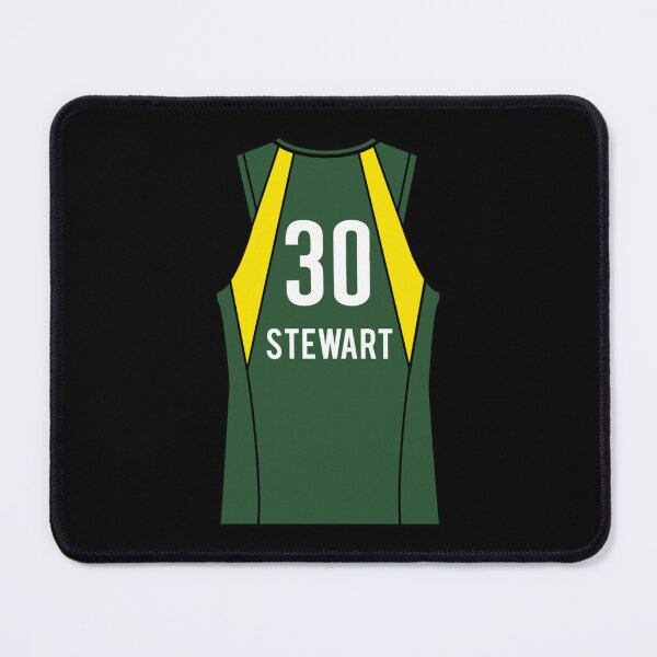 Item preview, Breanna Stewart Green Jersey Sticker Sticker designed and sold by krbqalice.