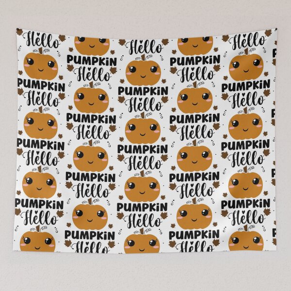 Item preview, Hello Pumpkin Cute Halloween Fall Pumpkin Design designed and sold by PearlMoonGrapes.
