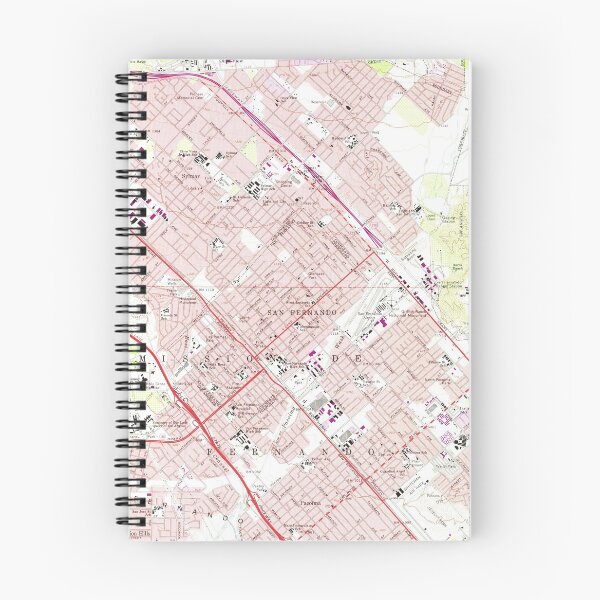 Item preview, Vintage Map of San Fernando California (1966) designed and sold by BravuraMedia.
