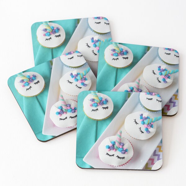Item preview, Unicorn Cupcakes with Sweet Faces designed and sold by Seeding Serendipity.