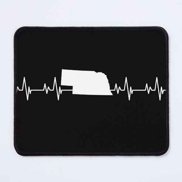 Item preview, Nebraska Heartbeat Pulse Line designed and sold by TubularTees.