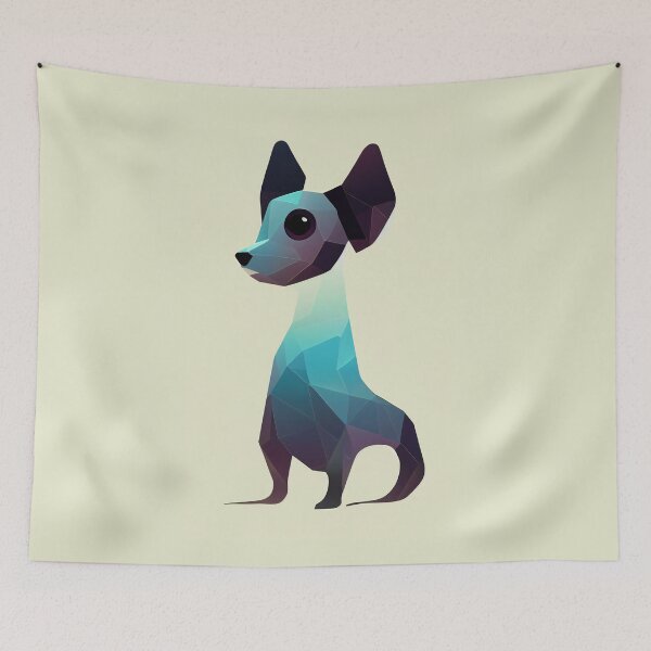 Item preview, Geometric Cute Dog designed and sold by ArtCreativeCo.