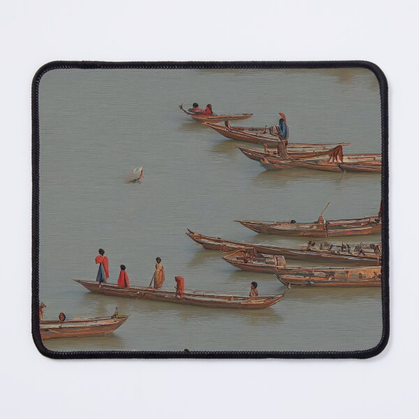 Item preview, The Ganges River in India, digital art designed and sold by Art-of-AI.