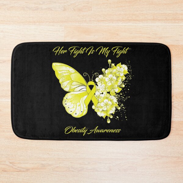 Item preview, Her Fight Is My Fight Obesity Awareness Butterfly Ribbon Gifts designed and sold by Adropine.