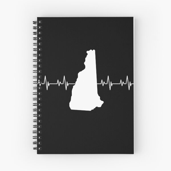 Item preview, New Hampshire Heartbeat Pulse Line designed and sold by TubularTees.
