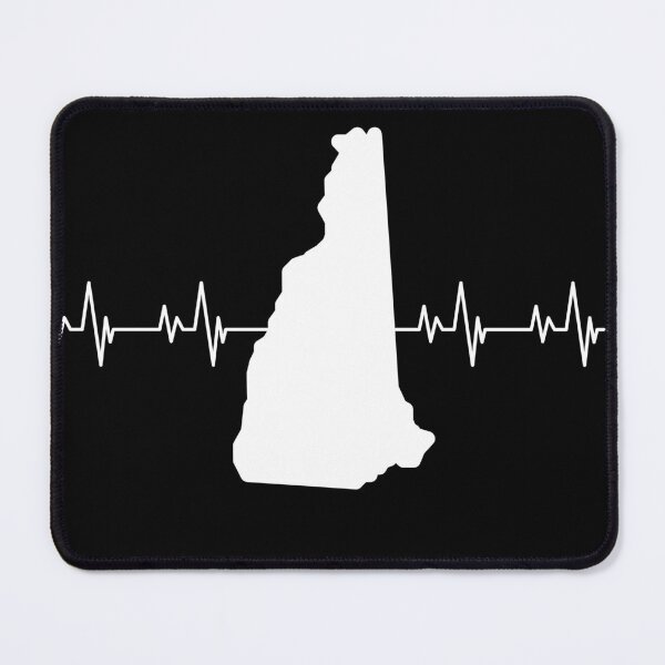 Item preview, New Hampshire Heartbeat Pulse Line designed and sold by TubularTees.