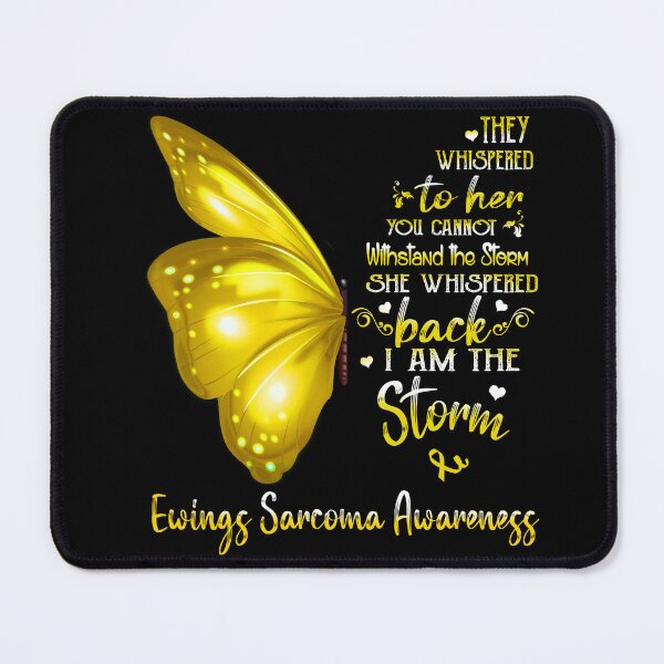 Item preview, She Whispered Back I Am The Storm Ewings Sarcoma Awareness Butterfly designed and sold by frechettee.