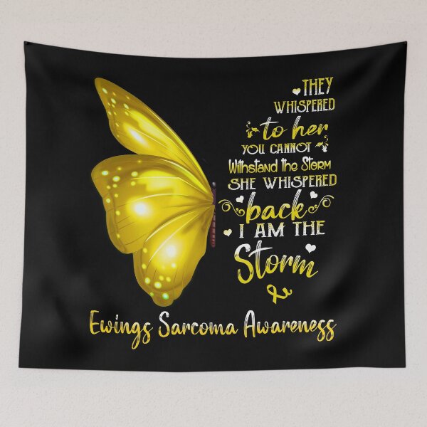 Item preview, She Whispered Back I Am The Storm Ewings Sarcoma Awareness Butterfly designed and sold by frechettee.