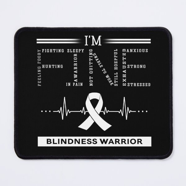 Item preview, I'm Fine Blindness Warrior Support Blindness Awareness Gifts designed and sold by rechardtee.