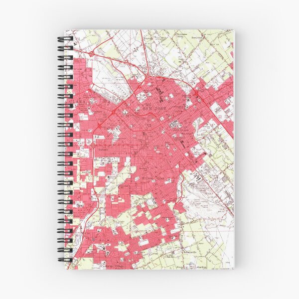 Item preview, Vintage Map of San Jose California (1961)  designed and sold by BravuraMedia.