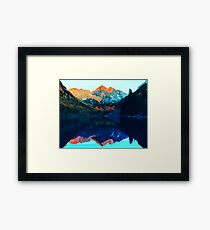 The Wonderful Maroon Bells - Landscapes of USA Framed Print