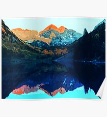 The Wonderful Maroon Bells - Landscapes of USA Poster