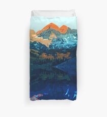 The Wonderful Maroon Bells - Landscapes of USA Duvet Cover