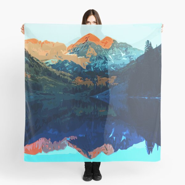 The Wonderful Maroon Bells - Landscapes of USA Scarf