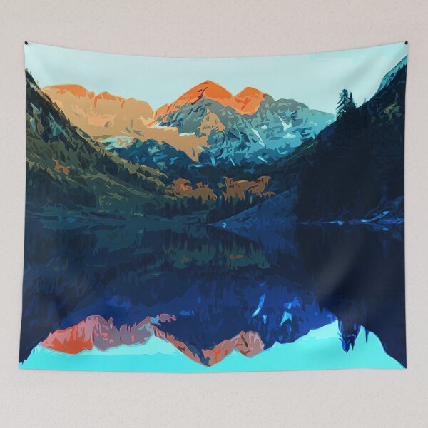 Item preview, The Wonderful Maroon Bells - Landscapes of USA designed and sold by AM FineArtPrints.