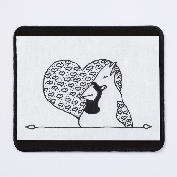Item preview, Cardinal Love in Black & White designed and sold by JulzArtDesigns.