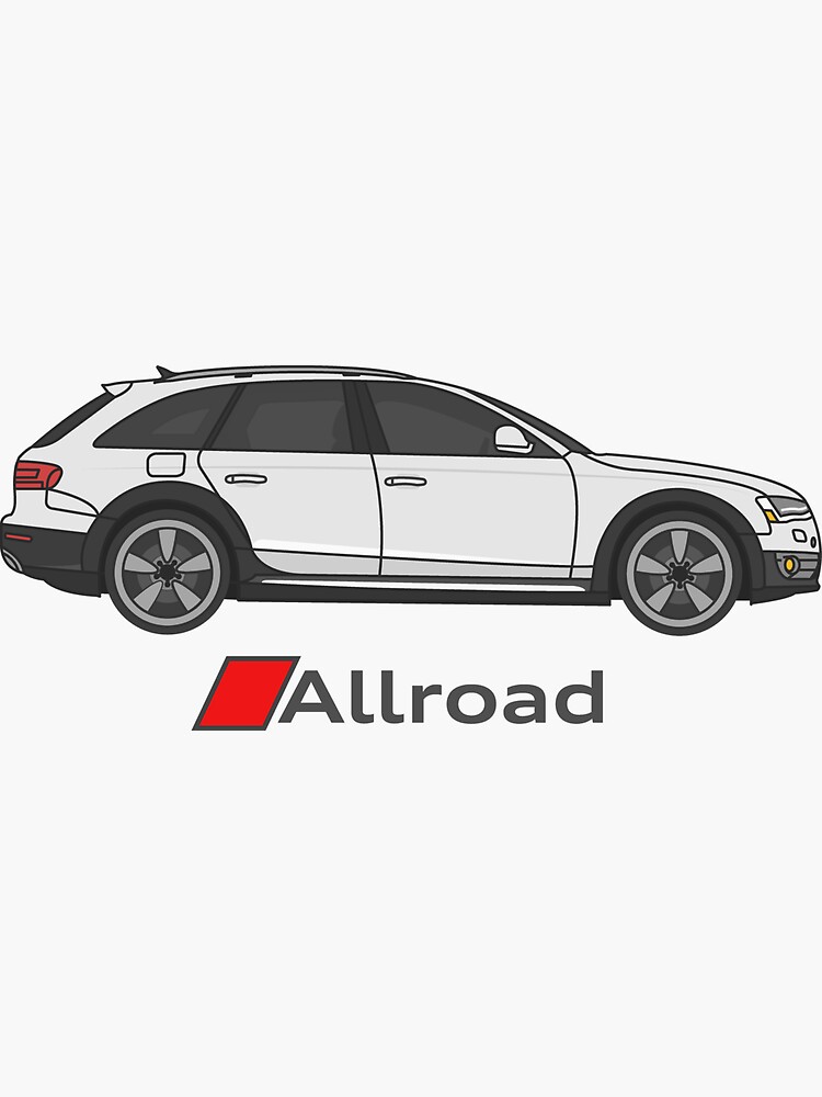 Audi Allroad with Flag Sticker for Sale by herewegrow
