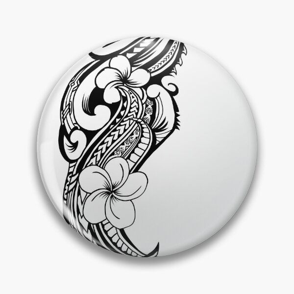 Item preview, Tiare Tribal Floral and Leaf designed and sold by sunnthreads.