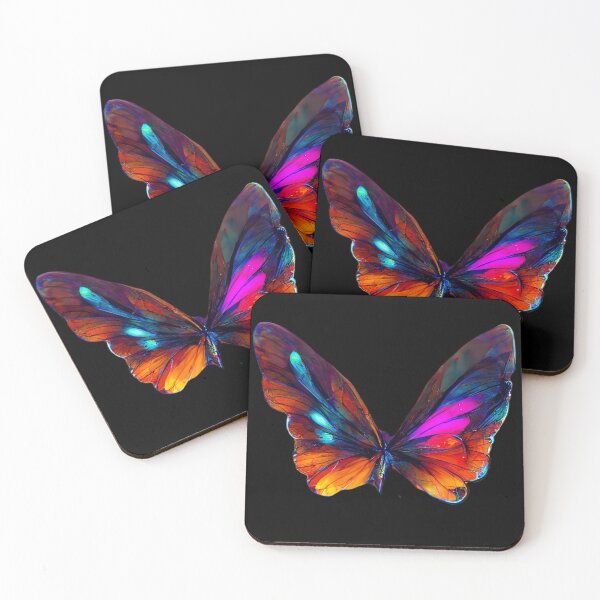 Item preview, Gfab Bfab Gen Ai FFab Surreal Trends Vivid Radiant Glow butterfly Design/Art designed and sold by Surrealtrends.