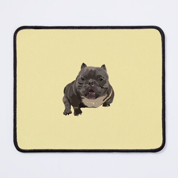 Item preview, bulldog wearing a gold chain designed and sold by bubblybathtime.
