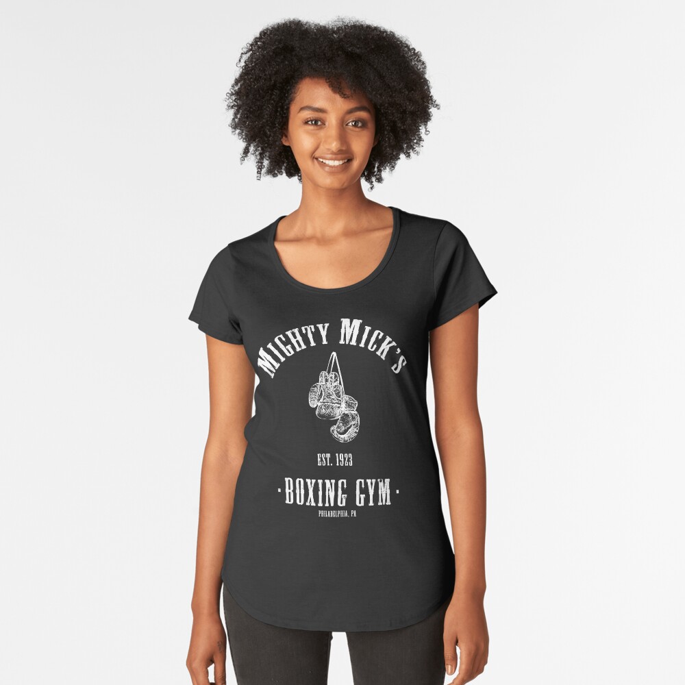 Mighty Micks Boxing Gym Premium Scoop T-Shirt