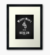 Mighty Micks Boxing Gym Framed Print