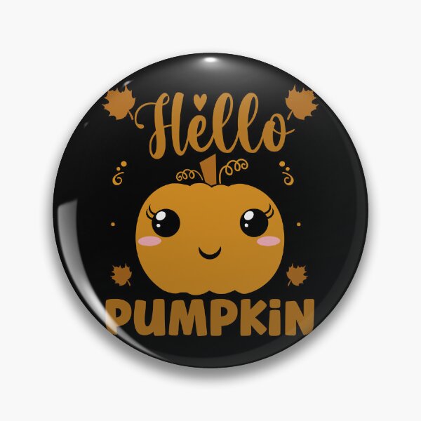 Item preview, Hello Pumpkin Cute Halloween Fall Pumpkin Design - Orange designed and sold by PearlMoonGrapes.