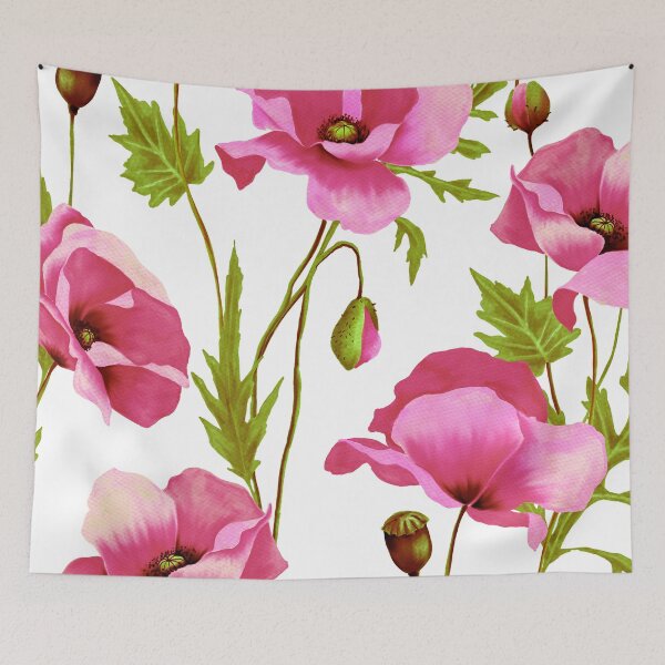 Item preview, Pretty Pink Fairy Tale-Style Floral Leaf Pattern  designed and sold by DEC02.