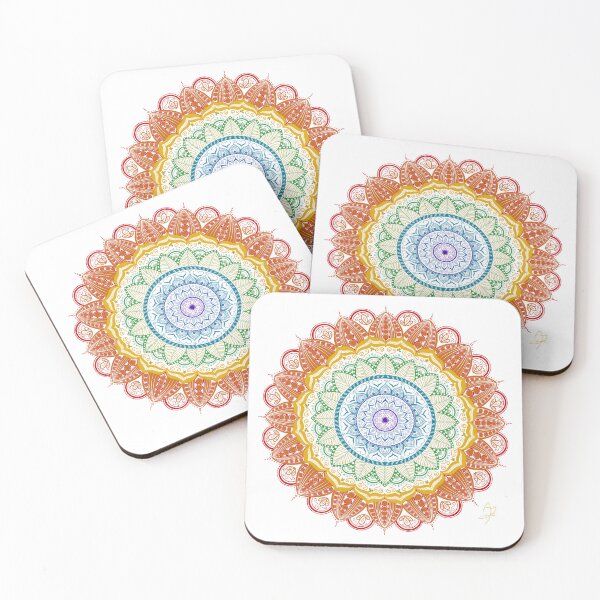 Item preview, Rainbow Mandala designed and sold by TheBarefootMom.