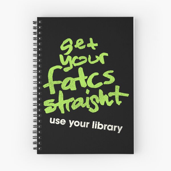 Item preview, Get Your Fatcs Straight / Use Your Library designed and sold by acquiesce13.