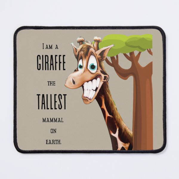 Item preview, I am a giraffe...the tallest mammal on earth. designed and sold by MonkeyTales.