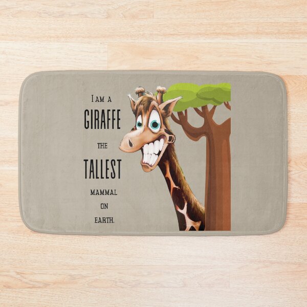 Item preview, I am a giraffe...the tallest mammal on earth. designed and sold by MonkeyTales.