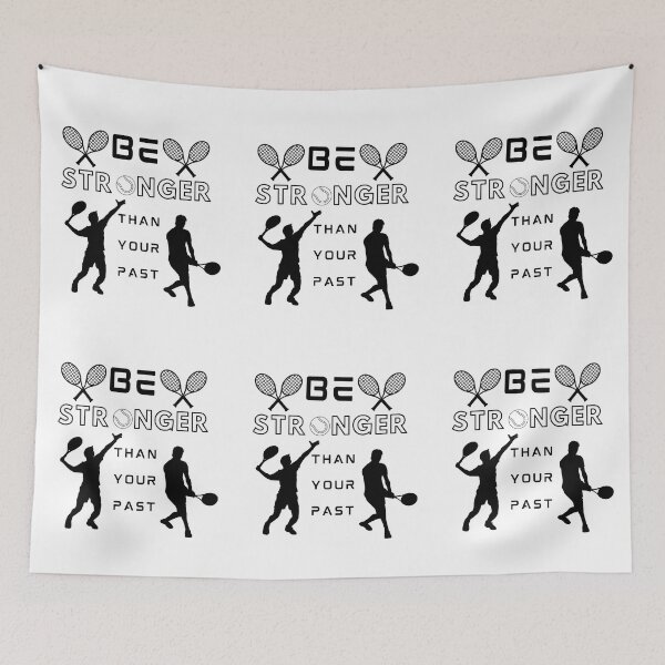 Item preview, Stronger Than Your Past (Tennis A) designed and sold by SimplyMe-Plus.