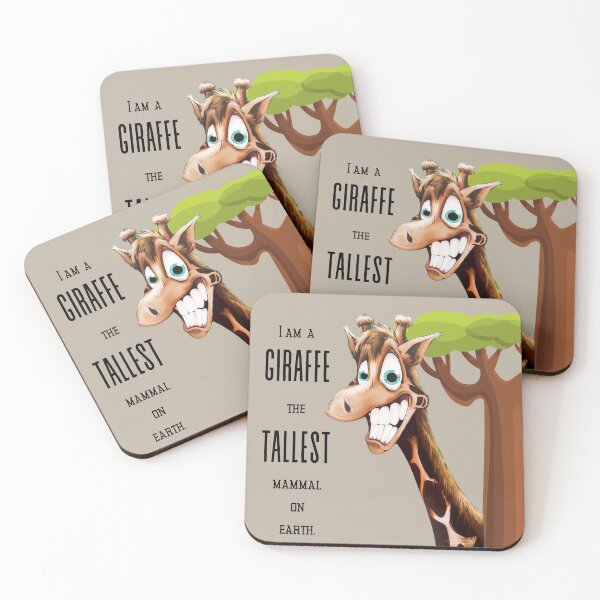 Item preview, I am a giraffe...the tallest mammal on earth. designed and sold by MonkeyTales.