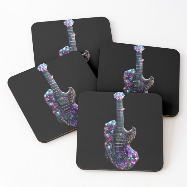 Item preview, Gfab Bfab Gen Ai FFab ABAI Surreal Trends Clothing Gemmed Electric guitar designed and sold by Surrealtrends.