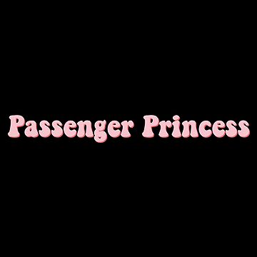 Passenger Princess Mirror Decal Sticker