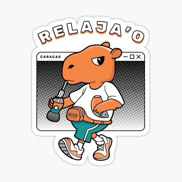 Chigüire Relax'o Sticker