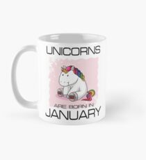 Einhörner sind im JANUAR-T-Shirt geboren Einzigartiges Einhorn-Geschenk Tasse (Standard)