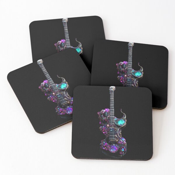 Item preview, Gfab Bfab Gen Ai FFab ABAI Surreal Trends Clothing Gemmed Electric guitar designed and sold by Surrealtrends.